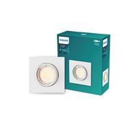Collerette Downlight Carrée Peridot pour Ampoule LED GU10 Ø 75 mm Nickel