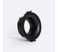 Collerette Downlight Conique Faible Ugr Pour Ampoule Led Gu10/Gu5.3 Coupe Ø 70mm Noir