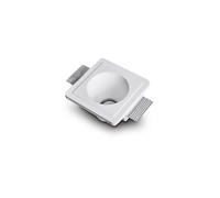Collerette Downlight Intégration Plâtre/Pladur pour Ampoule LED GU10/GU5.3 Coup