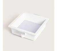 Collerette Downlight LED Intégration Plâtre/Pladur Carrée 18W Coupe 283x283 mm [EEK: F]