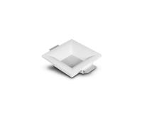 Collerette Downlight LED Intégration Plâtre/Pladur Carrée 9W Coupe 223x223 mm U [EEK: G]