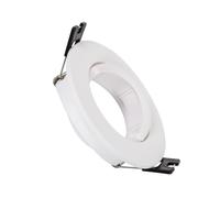 Collerette Downlight Ronde Orientable pour Ampoule LED GU10/GU5.3 Coupe Ø 7