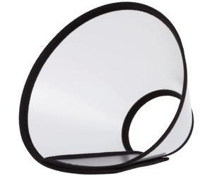 Collerette en plastique bande auto-agrippante Trixie Blanc L/XL