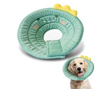 Collerette pour Chat Style Dinosaure - Protection Confortable Et Ajustable Après Chirurgie Ou Blessure, Légère Et Résistante, Design Amusant en Forme De Dinosaures, Évite Que Le Chat Se Lèche, Facile