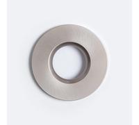 Collerette Pour Downlight Led Rond 4cct Sélectionnable Dimmable Ip65 Chromé