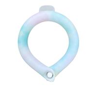 Collerette rafraîchissante pour chien - Bande de cou pour chiot avec chaleur - Collier rafraîchissant réutilisable pour chien avec sac de gel de glace, été