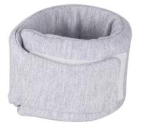 Collerette réglable pour animaux - PZCC - Tour de cou 26-33 cm - Taille L - Gris - Réglable - Doux - Autocollant magique