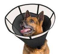 Collerette Souple pour Chien | Protecteur Anti Léchage Ajustable | Cône De Cou pour Chien | pour Les Soins des Chats La Protection des Plaies Le Soin du Cou Et La