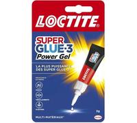 Henkel Loctite Colle SUPERGLUE-3P Power Gel - Tube 3 g