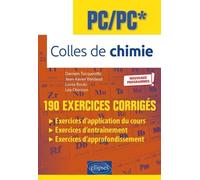 Colles de chimie PC/PC*: 190 exercices corrigés