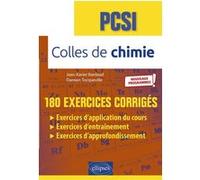 Colles de chimie - PCSI - Programme 2021 Jean-Xavier Bardaud (Auteur), Damien Tocqueville (Auteur), François Pantigny (Collection dirigée par)