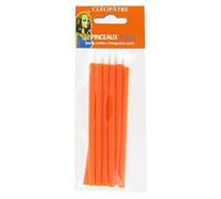 COLLES Pinceau Cléoptre Spécial Manche Plastique pour Lavage Facile Poils Durs Lot 10U