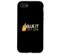 Collez-Le jusqu'à ce qu'il Colle : Un Amateur de Scrapbooking Amusant et Un Artisan Coque pour iPhone SE (2020) / 7/8