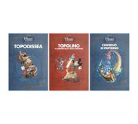 Collezione Classici della Letteratura Disney Pack I. Contiene 3 libri: Topodissea, Topolino e i cavalieri della tavola rotonda, L’inferno di Paperino