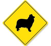 Collie Dog Diamond Sign
