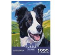 Collie frontière Puzzle 1000 Pièces Educa Jouet Divertissement Créatif DécoRation Intérieure Jeu Éduchatif Challenge Toy Adultes & Enfants des 14 Ans 38x26cm/1000pcs