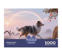 ColliePuzzle 1000 Pièces Chien Contes Magiques, Adultes/Enfants, Puzzle Qualité Supérieure, Fantaisie, Jeu Éduchatif 70x50cm/1000pcs
