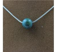 Collier 1 perle d'apatite 8 mm