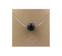 Collier 1 perle séraphinite 8 mm