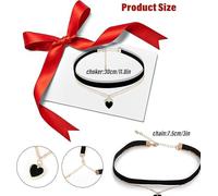 Collier 1 Pièce, Bracelet 1 Pièce, 1 Paire De Boucles d'oreilles, Bijoux Simples Et À La Mode, À Cœur Rétro pour Femmes, Bijoux Réglables, Accessoires Gothiques.