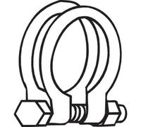 Collier de serrage, échappement BOSAL 250-461