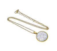 Collier 7 Archanges Talisman Amulette Protection Occulte Puissant Porte-bonheur Sceau Des Archanges Couleur Or Antique Rayon De Lumière Boîte Cadeau Ésotérisme Énergie Positive Bijoux Religieux.