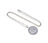 Collier 7 Archanges Talisman Amulette Protection Occulte Puissant Porte-bonheur Sceau Des Archanges Couleur Argent Rayon De Lumière Boîte Cadeau Ésotérisme Énergie Positive Bijoux Religieux