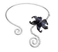 Collier à breloques tendance en fer robuste avec pendentif en forme d'iris arc-en-ciel - Accessoire confortable - Cadeau élégant, One Size, Comme décrit, Comme décrit.