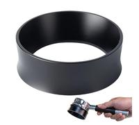 Collier à café porte-filtre - Guide de poudre contrôlé, équipement d'extraction avec réduction des déversements, aide au café avec équilibre, anneau circulaire, conception légère pour la compression