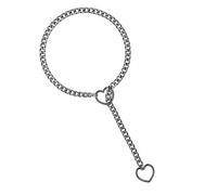 Collier à chaîne coulissante en forme de cœur, collier gothique punk Y | Collier ras du cou chaîne à maillons cubains, bijoux réglable en forme de cœur, Consulte la descripción, Voir