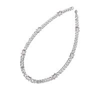 Collier à chaîne cubaine au design élégant avec épine - Bracelet créatif adapté pour un usage quotidien et une fête élégante, taille unique, Comme décrit, Comme décrit.