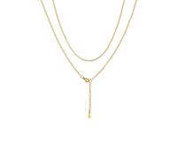 Collier à Chaîne Rolo 55 cm pour Pendentif Chaine Maille Forcat Chaînes Légères Fine Acier Gourmette Femme Maillon Massif