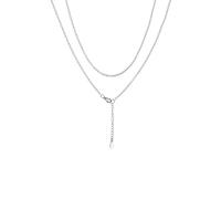 Collier à Chaîne Rolo 66 cm pour Pendentif Chaine Maille Forcat Chaînes Légères Fine Acier Gourmette Femme Maillon Massif