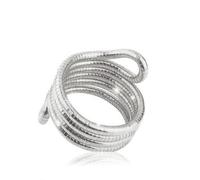 Collier à charnière flexible en forme de serpent 6 x 900 mm - Couleur argent - Pour femme