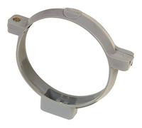 Collier à charnière PVC gris simple - Tube Diamètre 100 mm - Nicoll