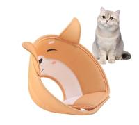 Collier à cônes pour chat - Filet réglable en taille S/M/L, donut doux 3D avec imprimé animal mignon | Collier de protection pour chats, chatons et petits chiens pour les blessures causées par les