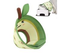 Collier à cônes pour chat - Filet réglable en taille S/M/L, donut doux 3D avec imprimé animal mignon | Collier de protection pour chats, chatons et petits chiens pour les blessures causées par les