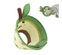 Collier à cônes pour chat - Filet réglable en taille S/M/L, donut doux 3D avec imprimé animal mignon | Collier de protection pour chats, chatons et petits chiens pour les blessures causées par les