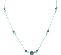 Collier à cordon avec amazonite et apatite HE11K3RG-LB