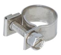 Collier à durite acier inox 9mm de 10 à 12mm - Lot de 100 - KLIPPER - 23481.100