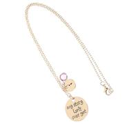 Collier à Lettres Pendentif en Alliage Doré, Présent Encouragement