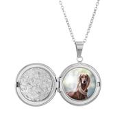 Collier à long cou avec médaillon pour chien