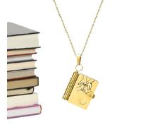 Collier À Ma Fille - Collier Livre D'amour Pour Fille | Pendentif Ouvrable Multi Couches En Acier Inoxydable Pour Valentin Noël Anniversaire Graduation Cadeau,Pour Maison Saint Valentin Voyager Noël A