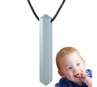 Collier À Mâcher Sensoriel Pour Atteints D'autisme TDAH SPD - Pendentif De Dentition En Silicone Durable Avec Fermoir Détachable, Collier À Mâcher Apaisant Pour Les Besoins De Morsure, Soutien