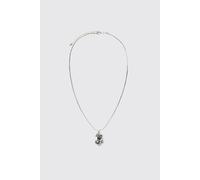 Collier à pendentif aigle homme - argent - ONE SIZE, argent