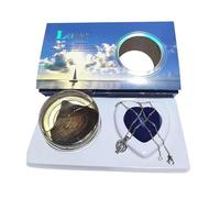 Collier à pendentif pour la Saint-Valentin, coffret cadeau, perle de culture, collier d'huîtres avec boîte, kit de création d'amour, kit de fabrication de collier à faire soi-même, perle dans huître