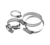 Collier à vis sans fin, Clips et colliers de serrage for tuyaux d'entraînement à vis sans fin en acier inoxydable, argent réglable 6-165mm(Diameter 78-101mm)