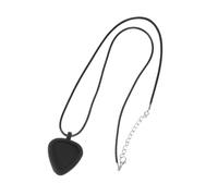 Collier Accessoire Guitare En Silicone Picks Solder Pendant Collier Silicone Texture Perfectionne Pour Ukulele Bass Players Bass Ukulele Accessories Storage