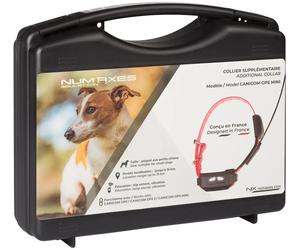 Collier additionnel GPS NUM'AXES CANICOM GPS MINI - Orange, portée 15 km, IP67