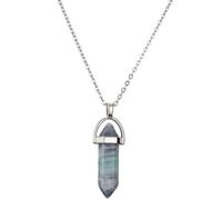 Collier Agar-vert/mauve KP34124